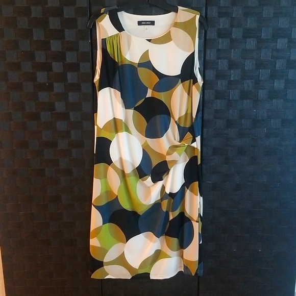 Nine West Circle Pattern Dress - Picture 2 of 3